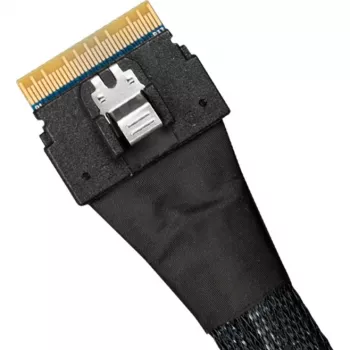 ICY DOCK MB206L-B SlimSAS 8i to 2x OCuLink 4i Cable, 50 cm