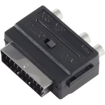 Adaptateur de câble SCART vers 3xRCA ShiverPeaks BS94034
