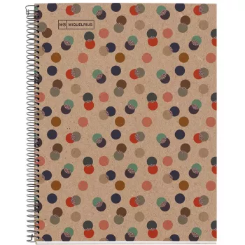 MIQUELRIUS College Notebook Eco Design 1 ruled DIN A4 inner margin (A615899)