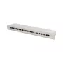 Panneau de brassage blindé DIGITUS DN-91624S 24 ports Cat6, 1U 19