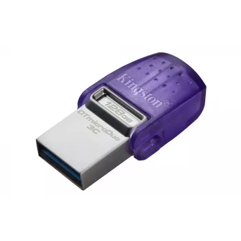 Clé USB Kingston Technology DataTraveler 128 Go microDuo 3C 200 Mo/s double USB-A + USB-C