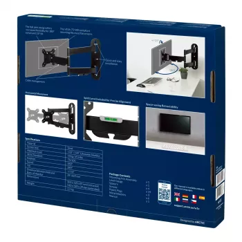 ARCTIC W1C - Wall Mount with Retractable Folding Arm