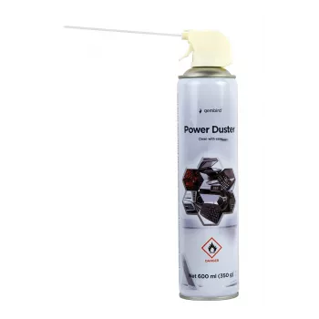 Gembird CK-CAD-FL600-01 Compressed Air Duster, 600 ml, Flammable, with Extension Tube