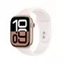Montre APPLE Watch Series 10 GPS 46 mm boîtier en aluminium or rose avec bracelet sport Light Blush - M/L