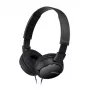 Sony MDR-ZX110, filaire, 12 - 22000 Hz, musique, 120 g, casque, noir
