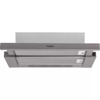 Whirlpool AKR 5390/1 IX Telescopic Built-in Cooker Hood, 59.9 cm, 271 m³/h, Stainless Steel