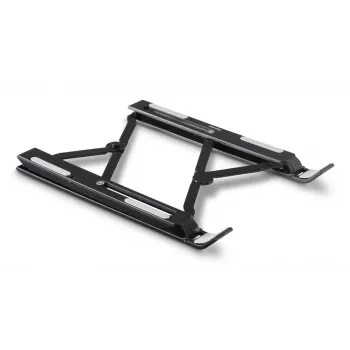 Hama Light Laptop Stand, foldable, 12-step tilt, up to 39.6 cm (15.6 inch), Black