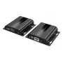 Ensemble d'extension HDMI IP DIGITUS - 4K/60 Hz 120/200 m, PoE, un vers plusieurs, CAT, noir