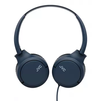 JVC HA-S33UC-AU USB-C Wired On-Ear Headphones with Microphone and Remote, 1.2 m Cable, Blue