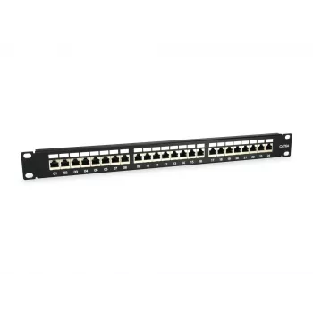 Panneau de brassage 24 ports Cat.6A blindé Equip