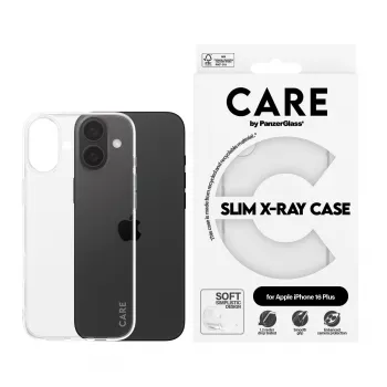 Étui PanzerGlass CARE™ by ® X-Ray iPhone 16 Plus, étui, Apple, Apple - iPhone 16 Plus, transparent