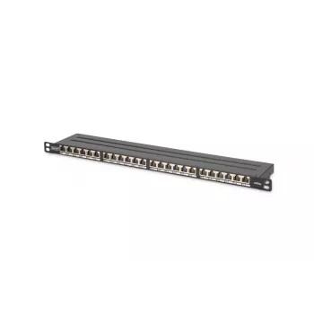 DIGITUS panneau de brassage CAT6a blindé 24 ports 0,5HE (dn91624sslea)