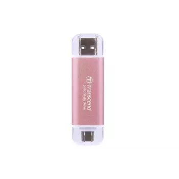 TRANSCEND Esd310p - 1TB Portable SSD - USB Type-a / USB Type-c - Pink
