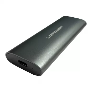 Boîtier SSD M.2 LC-POWER (NVMe & SATA), USB 3.2 Gen.2x1, noir – LC-M2-C-MULTI-2