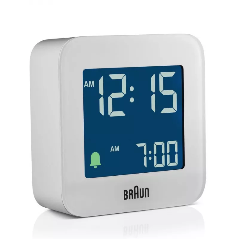 Braun BC08 réveil numérique blanc