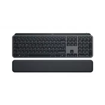 Clavier LOGITECH MX Keys S graphite avec repose-poignets QWERTZ allemand