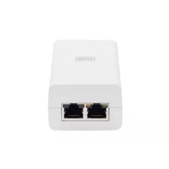 Injecteur PoE+ Gigabit Ethernet DIGITUS 802.3at, 30 W, petit boîtier, blanc