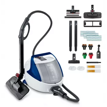 Polti Pro 100 Eco Power Cylinder steam cleaner 1900 W Black, Blue, White