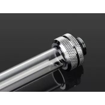 Bitspower BP-NCPLT14-L1000 None Chamfer PETG Link Tube, 14/11 mm, 100 cm, transparent