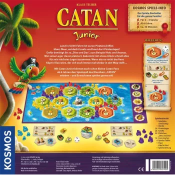 Kosmos 697495 Catan Junior jeu de société, stratégie, à partir de 10 ans