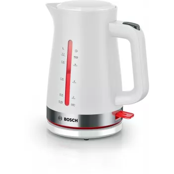 Bouilloire électrique Bosch TWK4M221 1,7 l 2400 W blanche