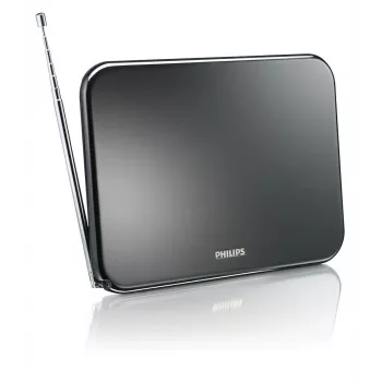 Philips SDV6224/12 Digital Indoor TV Antenna, 42 dB, HDTV/UHF/VHF/FM, 75 Ohm, 1.8 m Cable