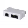 Extendeur réseau PoE passif Dahua PFT1300, 10/100 Mbit/s, entrée 42–57 V DC, sortie 48 V DC, 60 W, blanc