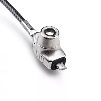 Antivol StarTech.com Slim Lock compatible fente Noble Wedge®, câble de verrouillage 1,5 m (5 ft), protection antivol pour bureau pour ordinateur portable/portable, câble en acier résistant aux coupures, serrure à clé