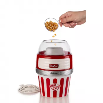 Machine à pop-corn Ariete 2957/00 rouge transparent blanc