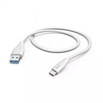 Câble USB Hama 00201596 USB 2.0 1,5 m USB-A USB-C blanc