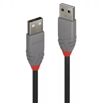 Câble USB 2.0 Type-A vers Type-A Lindy 0,5 m, Anthra Line