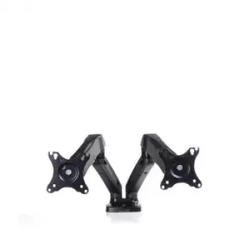 ART L-16GD Desk Mount for 2 Monitors 13-27" (33-68.6 cm), VESA 75x75/100x100, gas spring, max 6.5 kg per monitor, Black