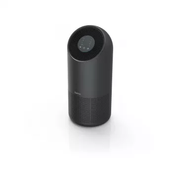 Hama 00186437 Smart Air Purifier, HEPA H13, Wi-Fi, up to 65 m², Black