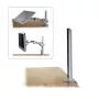 Mât de serre-joint de bureau Lindy 450 mm, argent