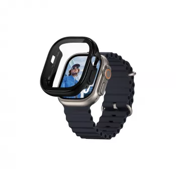 Coque intégrale PanzerGlass ® noire pour Apple Watch Ultra 3 | Ultra 2 | Ultra | 49 mm
