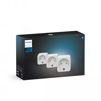 Prise connectée Philips Hue, blanc, lot de 3