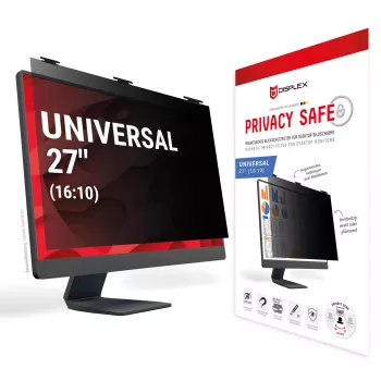 Displex PRIVACY SAFE removable 2-way privacy filter for Desktop Monitor 27'' (16:10)