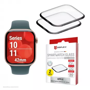 Displex 02144 Watch Glass FC Screen Protector for Apple Watch Series 10 (42mm)