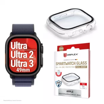 E.V.I Displex Full Body Screen Protector for Apple Watch Ultra (2/3) 49 mm, Clear