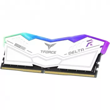 Team Group T-Force Delta RGB DDR5-6400 32 GB (2 x 16 GB) Memory Kit, White, CL32