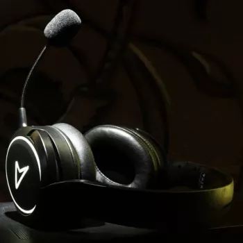 Casque gaming Bluetooth Lexip x Steelplay Impulse Multi JVAMUL00143, filaire et sans fil, jack 3,5 mm, micro perche détachable, noir