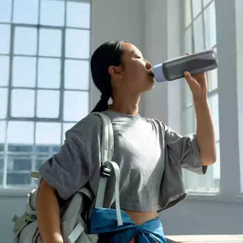 Brita Fill & Go Active 1052248 water filter bottle, incl. 2 MicroDisc, Dark Blue