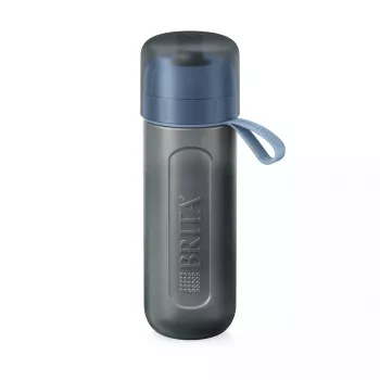 Brita Fill & Go Active 1052248 water filter bottle, incl. 2 MicroDisc, Dark Blue