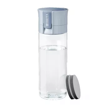 Brita Fill & Go Vital 1052259 water filter bottle, incl. 2 MicroDisc, Light Blue