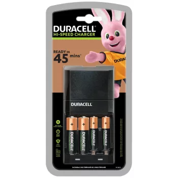 Chargeur de piles Duracell CEF27 piles domestiques AC