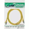 Câble patch InLine SF/UTP Cat.5e jaune 0,25 m
