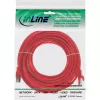 Câble patch InLine SF/UTP Cat.5e rouge 10 m