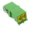 Fiber Optical Adapter InLine 89989O LC/LC SM Female/Female Green
