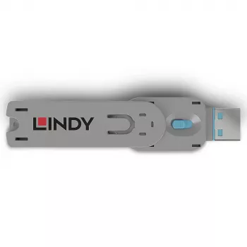 Port blocker key Lindy USB Type A Port Blocker Key Blue