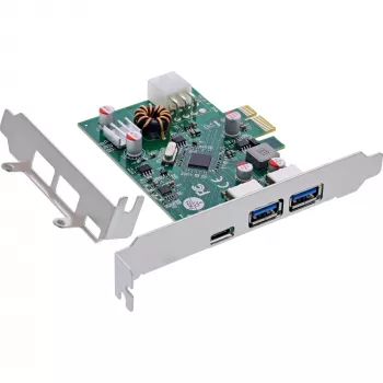 InLine 76661M interface cards/adapter Internal USB 3.2 Gen 1 (3.1 Gen 1), USB Type-C